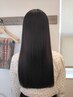 縮毛矯正＋カット＋クイックトリートメント  ￥18,700→￥16,000