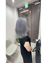 アレンヘアー 函館店(ALLEN hair)&nbsp;【*寒色人気カラー*】柔らかな色味のシルバーカラー*