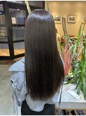 【Lolonois中津】髪質改善酸性ストレート×グレージュカラー