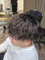 ハルクファースト 札幌(HRK 1st.)&nbsp;札幌大通りメンズショートカット波巻きツイストスパイラルパーマ