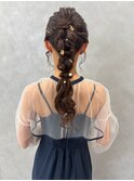 ポニーテールアレンジ×ロングヘア＊