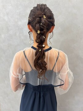 ジュール(JOULE'S) ポニーテールアレンジ×ロングヘア＊