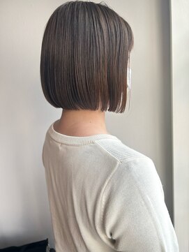 ツイギー 宮西店(TWiGGY) ナチュラルボブにベージュカラー