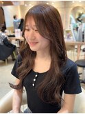 ■着物ヘアフェミニンロング似合わせカットウェーブミディアムz