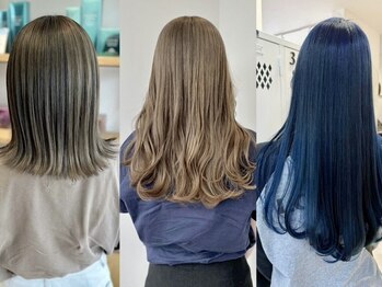 リル 新浜店(LiL)の写真/【トレンドを楽しむ女性に大人気◎イルミナカラー】圧倒的なツヤ感と色味であなたを綺麗に魅せる髪色へ＊