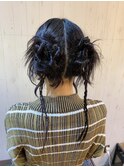 レディースタイトロープヘアセット