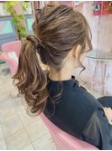 美髪ケア＊大人かわいいヘアアレンジ20代30代40代☆【Pink】