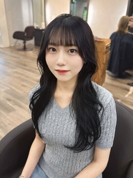 カーフリヘア ウル 千葉店(Kahuli hair Ulu) くびれスタイル 韓国ヘア 暗めカラー