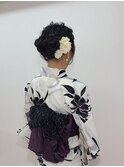 浴衣ヘアアップスタイル