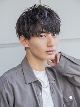 シティ(CITY) 小久保styleフェザーパーマフェザーショートグレーエンドカラー