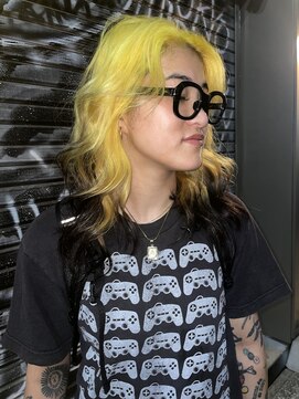 ミーム 原宿 表参道(meme) ダブルカラー/ハイトーンカラー/ケアブリーチ/インナーカラー