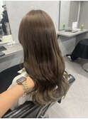 透明感ベージュカラー