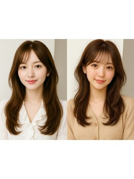 天文館電停徒歩3分◆骨格・顔タイプに合わせたレイヤーカット/顔周りカットで小顔効果♪理想のヘアが叶う*