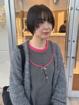 ユウヘアー 千代田橋店(U Hair)&nbsp;丸みレイヤーショートスタイル