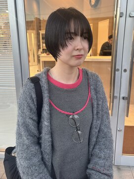 ユウヘアー 千代田橋店(U Hair) 丸みレイヤーショートスタイル