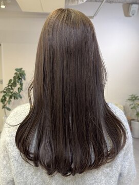 マッシュ チャヤマチ(MASHU chayamachi) 柔らか透明感/ブリーチなし/オリーブブラウン/大阪梅田