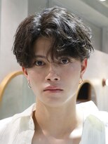 フィフスパーク(fifth PARK)&nbsp;渋谷シャドウルーズパーマメンズマッシュメンズセンターパート