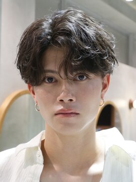 フィフスパーク(fifth PARK) 渋谷シャドウルーズパーマメンズマッシュメンズセンターパート