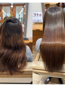 ジル フラン 吉田店(JILL franc) 乾かしただけで見た目が変わる