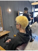 リジョイスヘア エン(REJOICE hair EN)&nbsp;ブロンドスパイキーショート