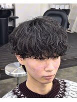 クロウ 豊川(CROW)&nbsp;シャドウパーマ波巻きパーマメンズパーマ