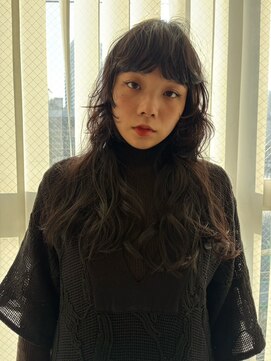 フィルムス 柏(FILMS) ダークパープル/くびれレイヤー/ミルクティーベージュ/顔周り