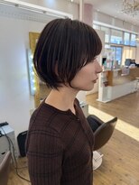 シャンプーボーイ 佐賀(SHAMPOO BOY)&nbsp;上品白髪ぼかしショートボブ【佐賀ショートスタイル】
