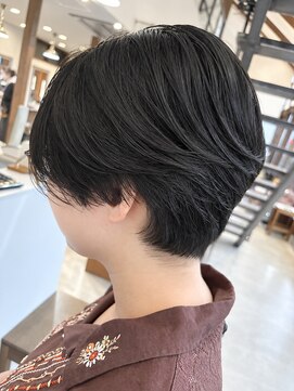 リドル ヘアー 駒生店(Riddle HAIR) 朝まとまりやすい丸みショートボブ