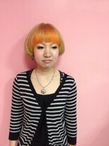 ゴーゴーヘアー(GOGO HAIR)&nbsp;オレンジXカッパーベージュのサマーガーリースタイル