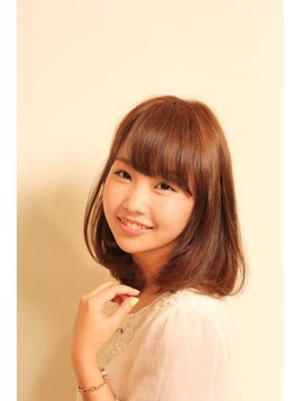 ビューティズム ムーン 本郷三丁目店(Beautism moon) グレージュレイヤーカットTOKIOインカラミトリートメント