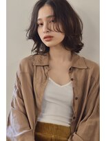 スリジェ7(CERISIER7) オレンジブラウンレイヤーボブ