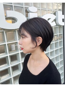 ヘアメイク オブジェ(hair make objet) 韓国ショート　韓国スタイル　韓国女子