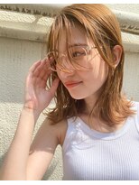 ミンクス 青山店(MINX) 【MINX松下】切りっぱなし　ミディアム外ハネボブ