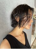 【お客様スナップ】ウェット仕上げ×外ハネボブ【本多身和子】