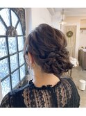 大人のお呼ばれアップスタイル