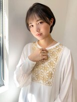 マリアバイアフロート(Maria by AFLOAT) 【山田】小顔丸みショートチャコールグレージュ