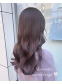 【大人可愛い】ラベンダーココアベージュ