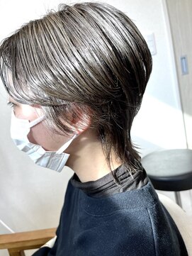 シャトン(chaton) ショートウルフ×アッシュグレー