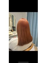 ロンドルーチェ 心斎橋(Lond luce)&nbsp;ダークアッシュ/ミディアムレイヤーカット［髪質改善/縮毛矯正］