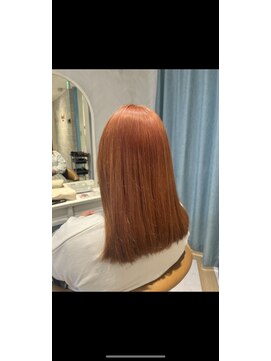 ロンドルーチェ 心斎橋(Lond luce) ダークアッシュ/ミディアムレイヤーカット［髪質改善/縮毛矯正］