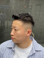 日本橋グラデーション　アイロンパーマ　濡れパン