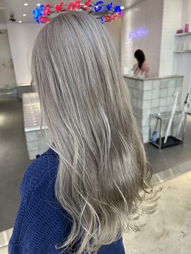 ゲーム 原宿店(GAME) ミルクティーベージュ/ダブルカラー/ケアブリーチ/髪質改善/原宿