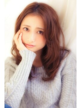 ニコ(NiCO) 【NiCO 八戸】伸ばしかけ 大人可愛い くせ毛風 ふわミディ ♪