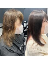 シンズ 銀座(sins)&nbsp;【50代のお客様】パヤパヤとダメージによる広がりの改善