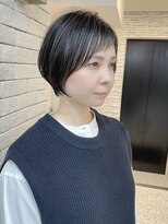 ヘアメイク シンズ レインボー(Hair Make SHIN'S RAINBOW)&nbsp;ショートボブ/大人巻き/ぷつっとボブ/ナチュラルモード/高松