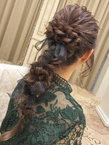 ファンド 千葉(fand)&nbsp;編み下ろし/ヘアセット/参列ヘア/結婚式/千葉/MANAMI