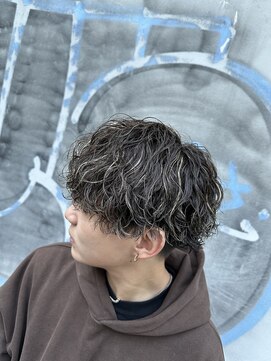 ビカムメンズヘアー 栄店(become men's hair) 【波巻きツイストスパイラルパーマ×ショートマッシュ】名古屋栄