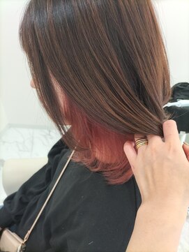 ヘアプロデュース ワイ(hairproduce y) インナーカラー