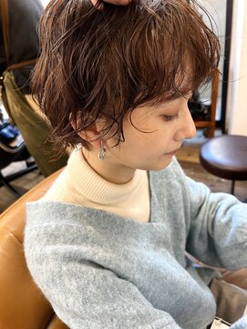 テテコケット(tete coquette) ブリーチパーマ×マッシュショートでオシャレに可愛く