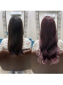 cassis pink/シールエクステ 80枚